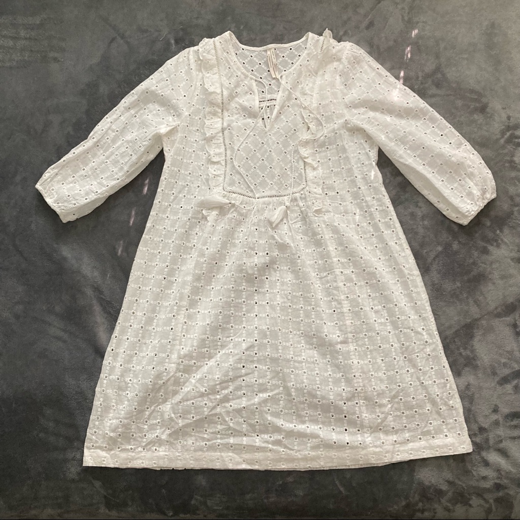 Anthropologie, White, Size 8 Women’s Sundress.